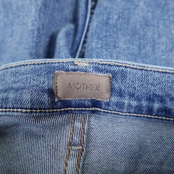 Mother Jeans‎ Womens 26 The Tomcat Ankle Fray Mid Rise Denim Raw Hem On The Road - Picture 5 of 16